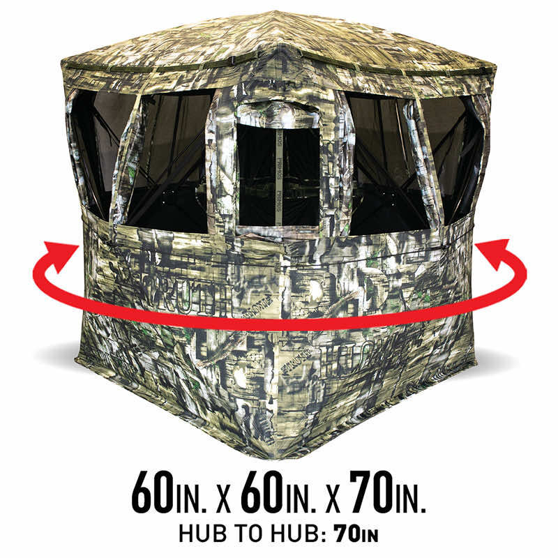 Double Bull Raised Hunting Ground Blind