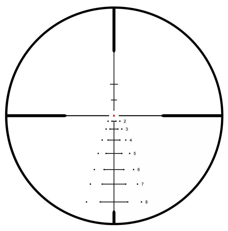 R5 6-18x50 Riflescope with Illuminated DOA-LRH800