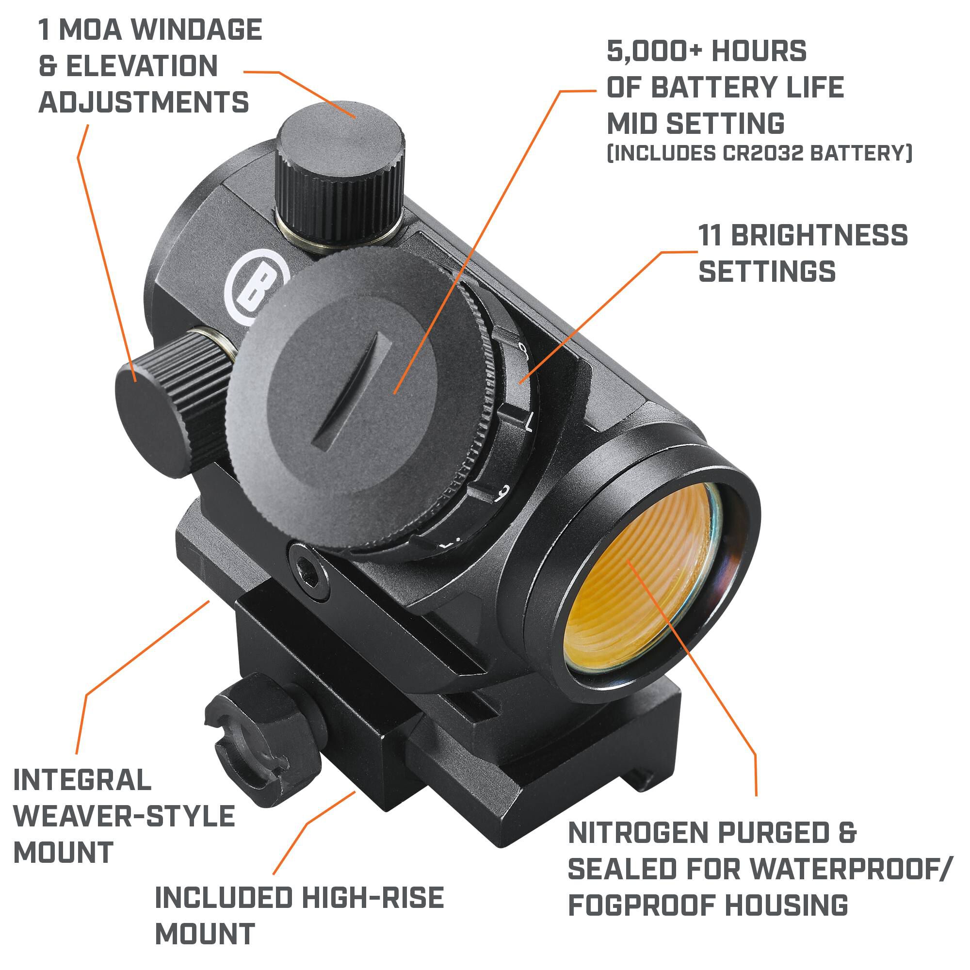 AR Optics TRS-25 HIRise Red Dot Sight | Bushnell