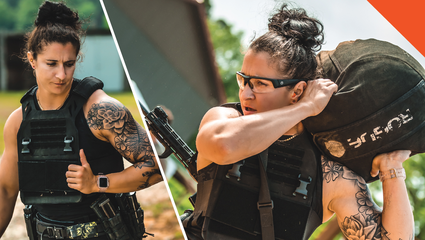 Callerina Key Blackhawk sponsored Tactical Games athlete Callerina Key competing in the games