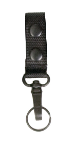 Uncle Mike's 88581 Black Kodra Nylon Silent Readily Accessible Key Ring Holder 